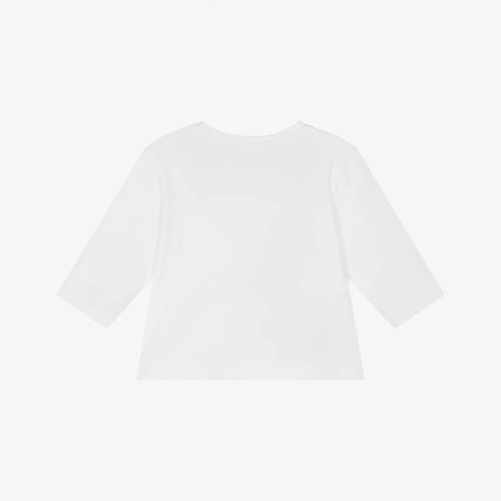 Mayoral Newborn-Boys Cotton Tee with Teddy Print | Childrensalon Outlet