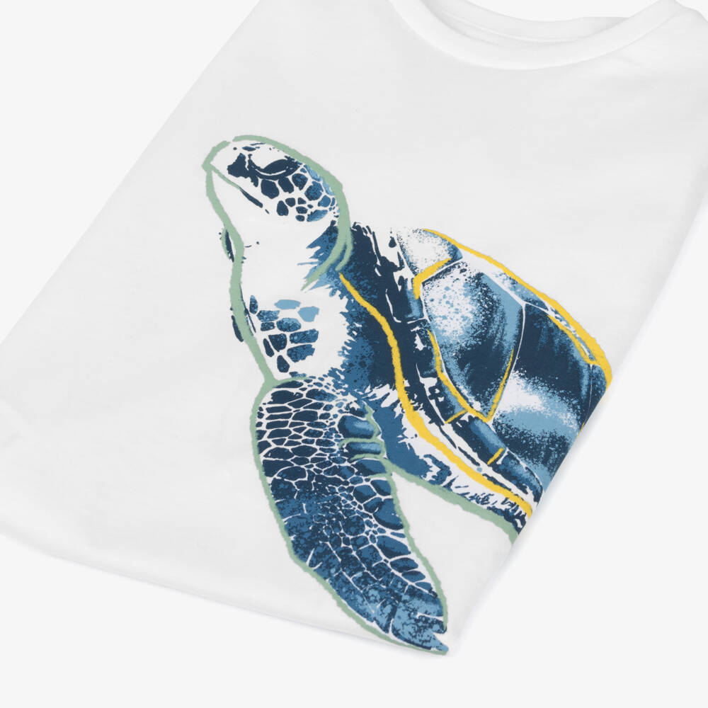 Mayoral-Boys Cotton Turtle Shorts Ensemble | Childrensalon Outlet