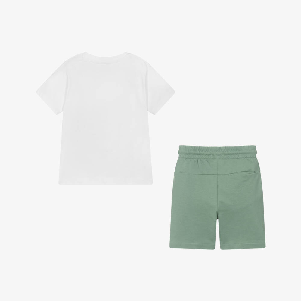 Mayoral-Boys Cotton Turtle Shorts Ensemble | Childrensalon Outlet