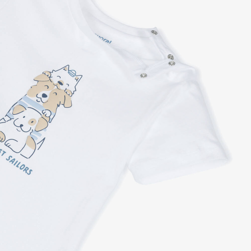 Mayoral-Boys Cozy Blue Puppy Tracksuit | Childrensalon Outlet