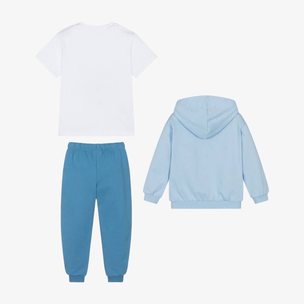 Mayoral-Boys Cozy Blue Puppy Tracksuit | Childrensalon Outlet
