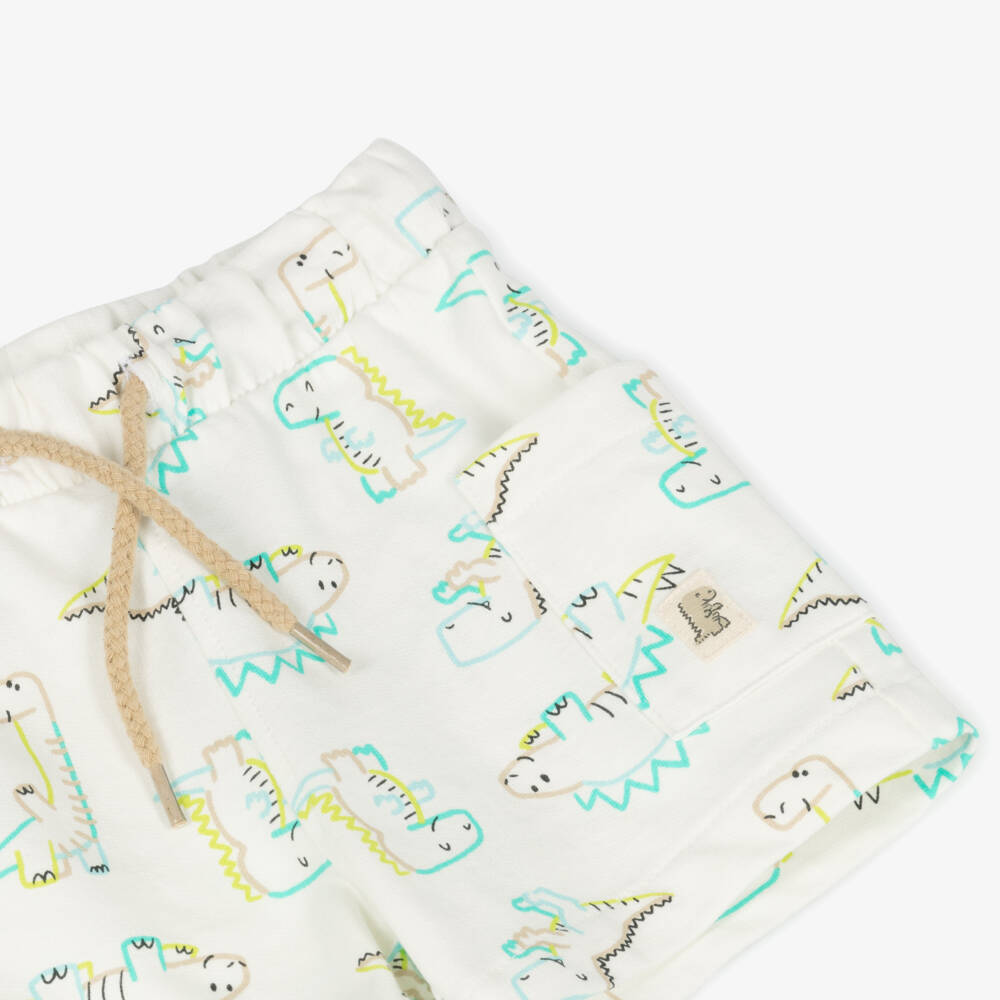 Mayoral-Boys Creamy Cotton Play Shorts | Childrensalon Outlet