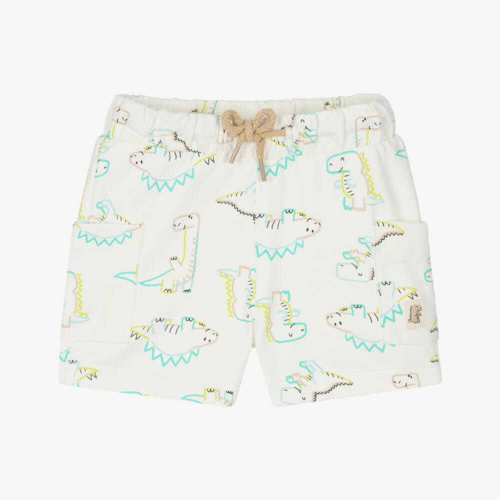 Mayoral-Кремовые хлопковые шорты для мальчиков | Childrensalon Outlet