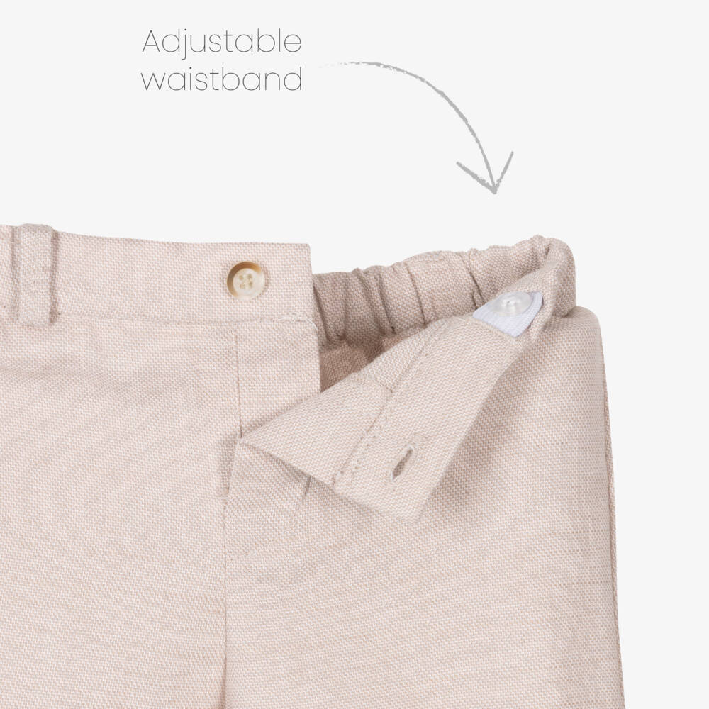 Mayoral Newborn-طقم شورتات قطنية كريمية للأولاد | Childrensalon Outlet