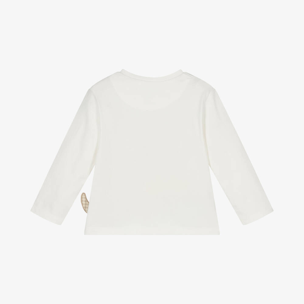 Mayoral-Boys Creamy Dog Print Shirt | Childrensalon Outlet