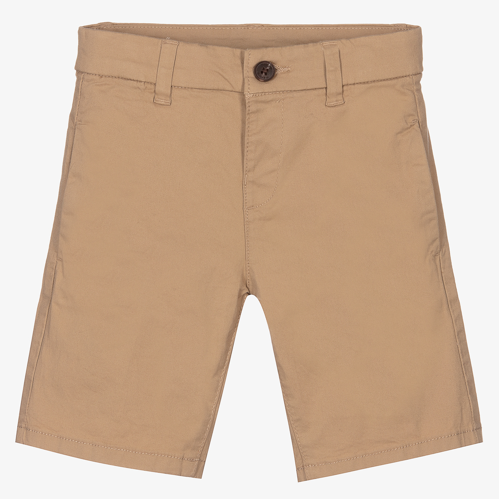 Mayoral - Dunkelbeige Baumwollshorts (J) | Childrensalon