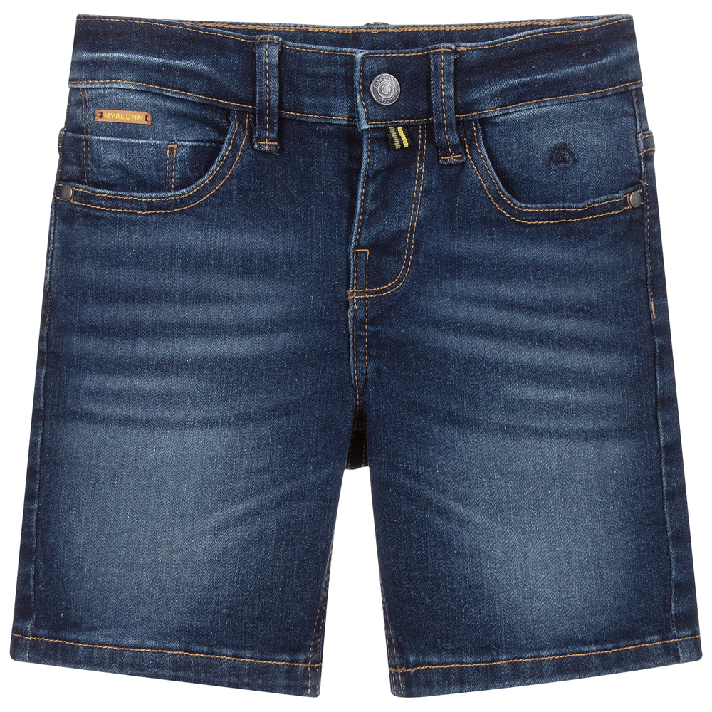 Boys in denim shorts online