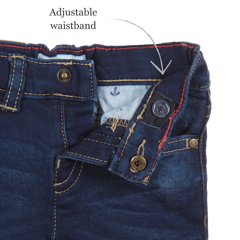 Mayoral-Boys Dark Blue Slim Fit Jeans | Childrensalon Outlet