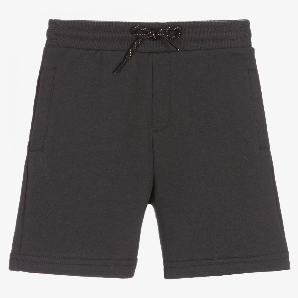 Mayoral - Short gris foncé en coton Garçon | Childrensalon