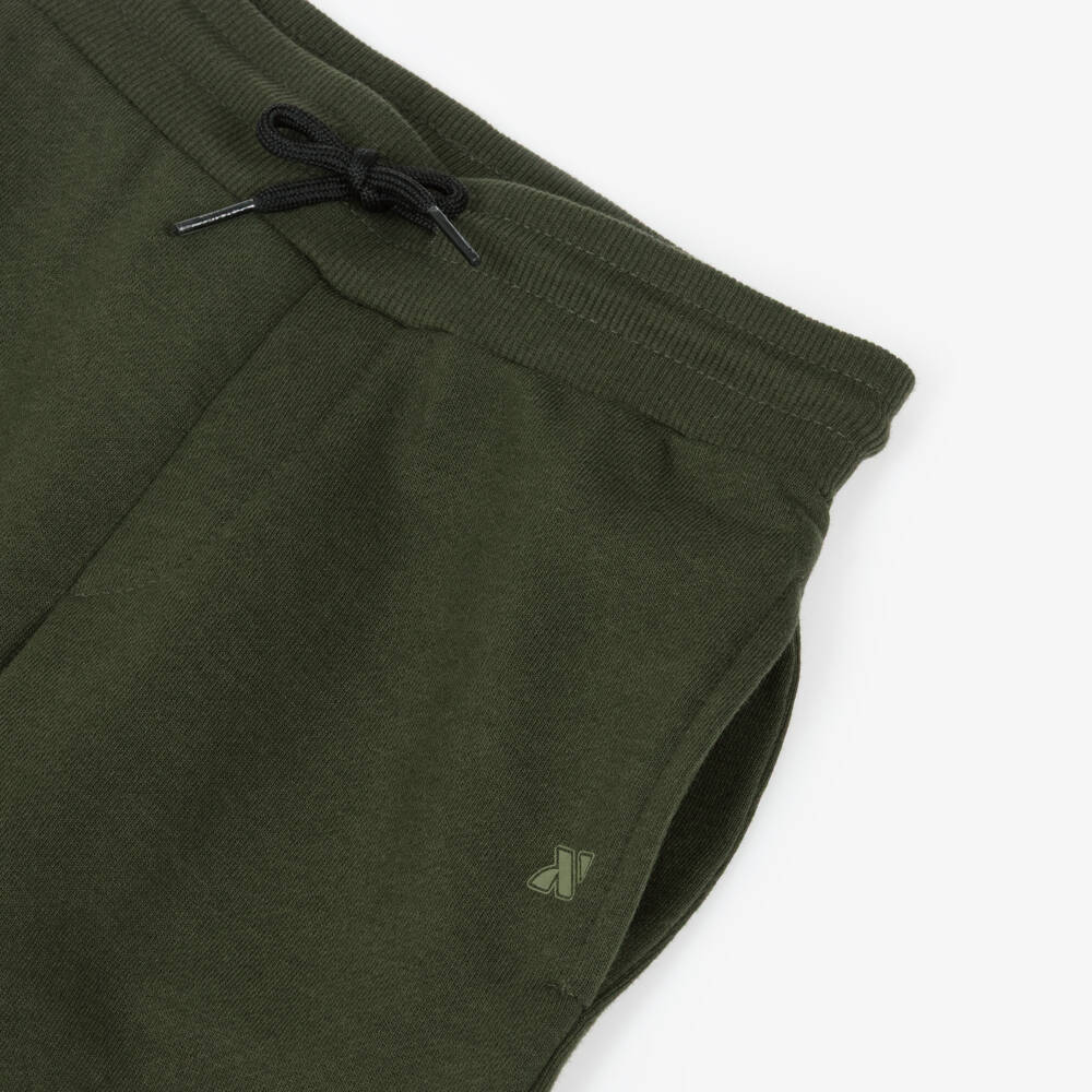 Mayoral Нукутаваке-Boys Dark Khaki Green Cotton Jersey Joggers | Childrensalon Outlet