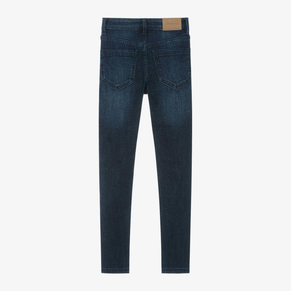 Mayoral Нукутаваке-Boys Dark Wash Slim Denim Trousers | Childrensalon Outlet