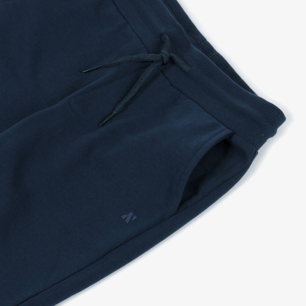 Mayoral Nukutavake-Boys Deep Blue Knit Joggers | Childrensalon Outlet