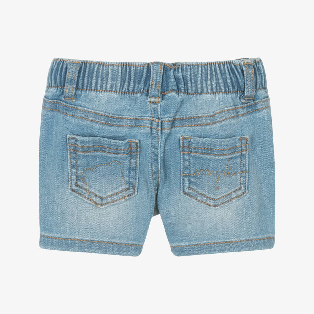 Mayoral Newborn-شورت صيفي أزرق جينز للأولاد | Childrensalon Outlet