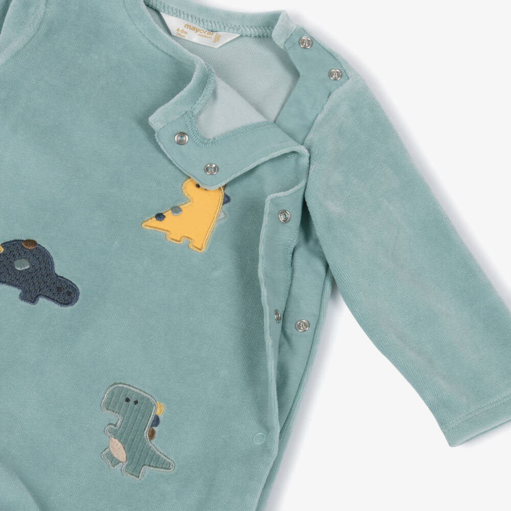 Mayoral Newborn-Boys Dino Duo Babysuit Set | Childrensalon Outlet