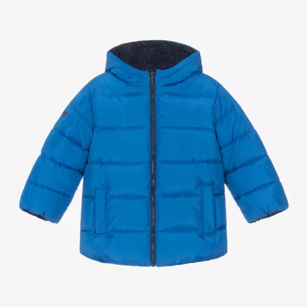 Mayoral-جاكيت مزدوج الوجه للأولاد بلونين أزرقين | Childrensalon Outlet