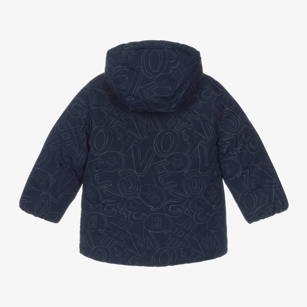 Mayoral-جاكيت مزدوج الوجه للأولاد بلونين أزرقين | Childrensalon Outlet