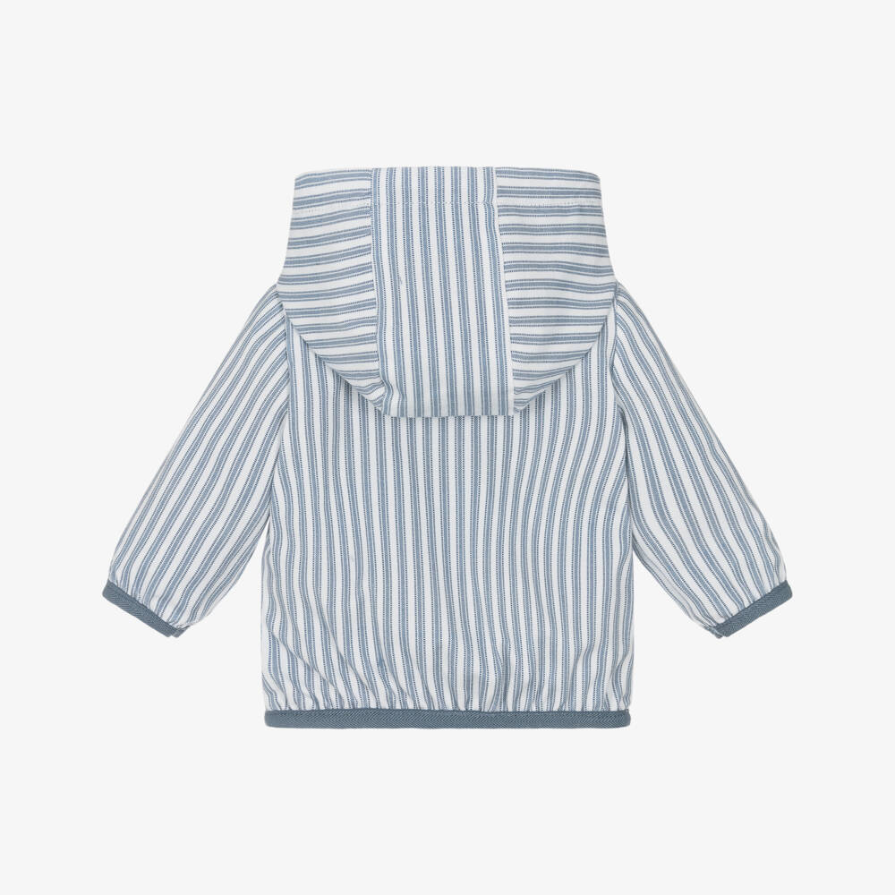 Mayoral Для новорожденных-Двусторонняя синяя куртка на молнии для мальчиков | Childrensalon Outlet