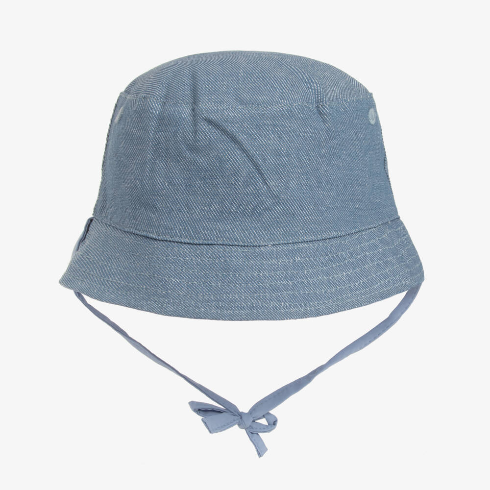 Mayoral-Boys' Dual-Style Azure Sun Hat | Childrensalon Outlet