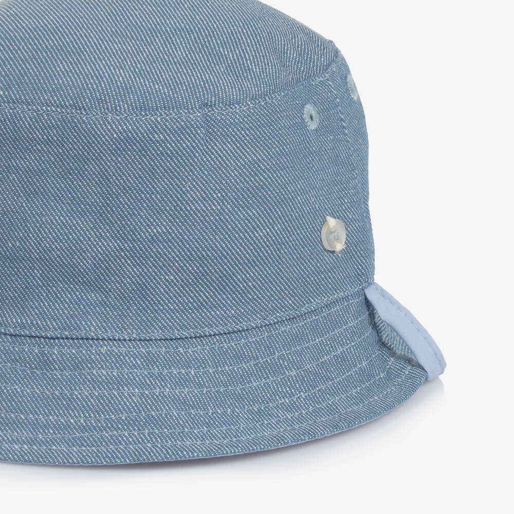 Mayoral-Boys' Dual-Style Azure Sun Hat | Childrensalon Outlet