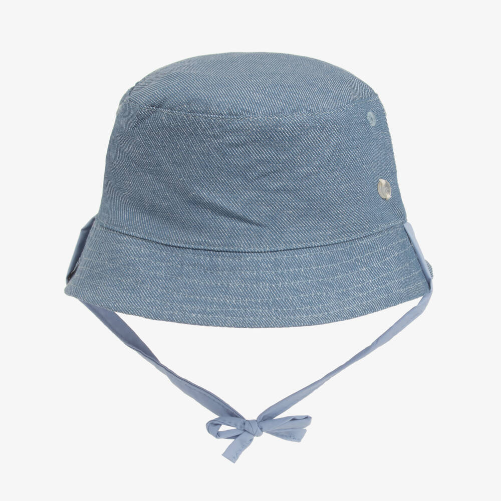 Mayoral-Boys' Dual-Style Azure Sun Hat | Childrensalon Outlet