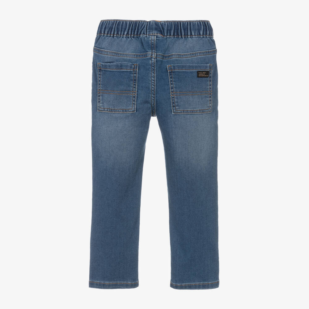 Mayoral-Boys Easy-Fit Blue Denim Pants | Childrensalon Outlet