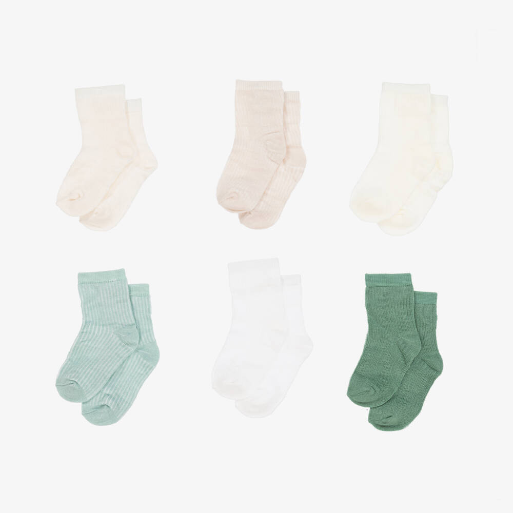 Mayoral Newborn-Boys Eco-Friendly Ribbed Sock Set | Childrensalon Outlet