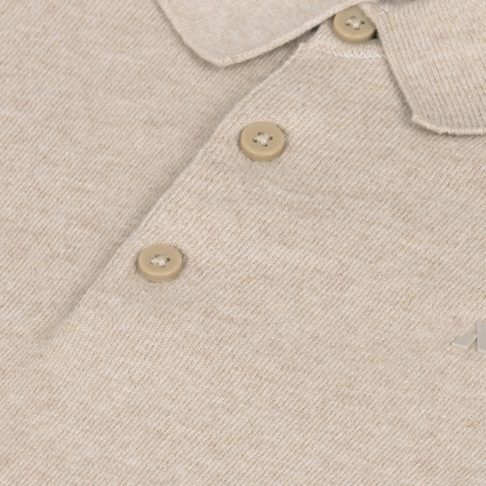 Mayoral Nukutavake-Boys Elegant Beige Knit Sweater | Childrensalon Outlet