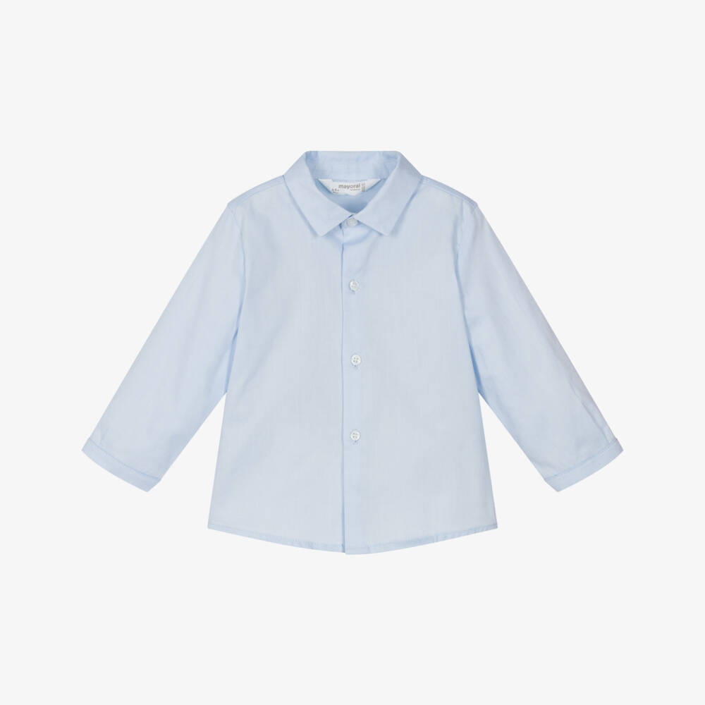مايورال Newborn-قميص أزرق أنيق وربطة عنق للأولاد | Childrensalon Outlet