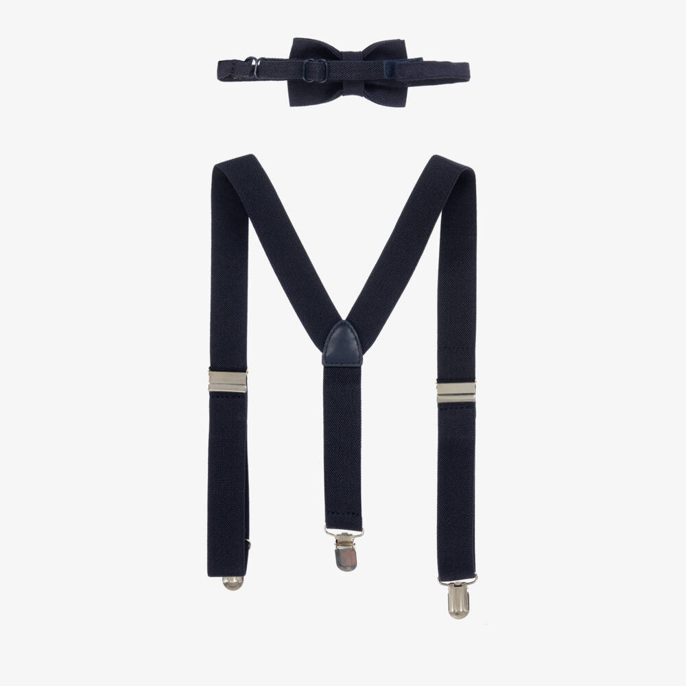 Mayoral-Boys Elegant Navy Accessory Duo | Childrensalon Outlet