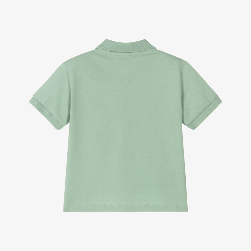 Mayoral-Boys Emerald Cotton Polo Top | Childrensalon Outlet