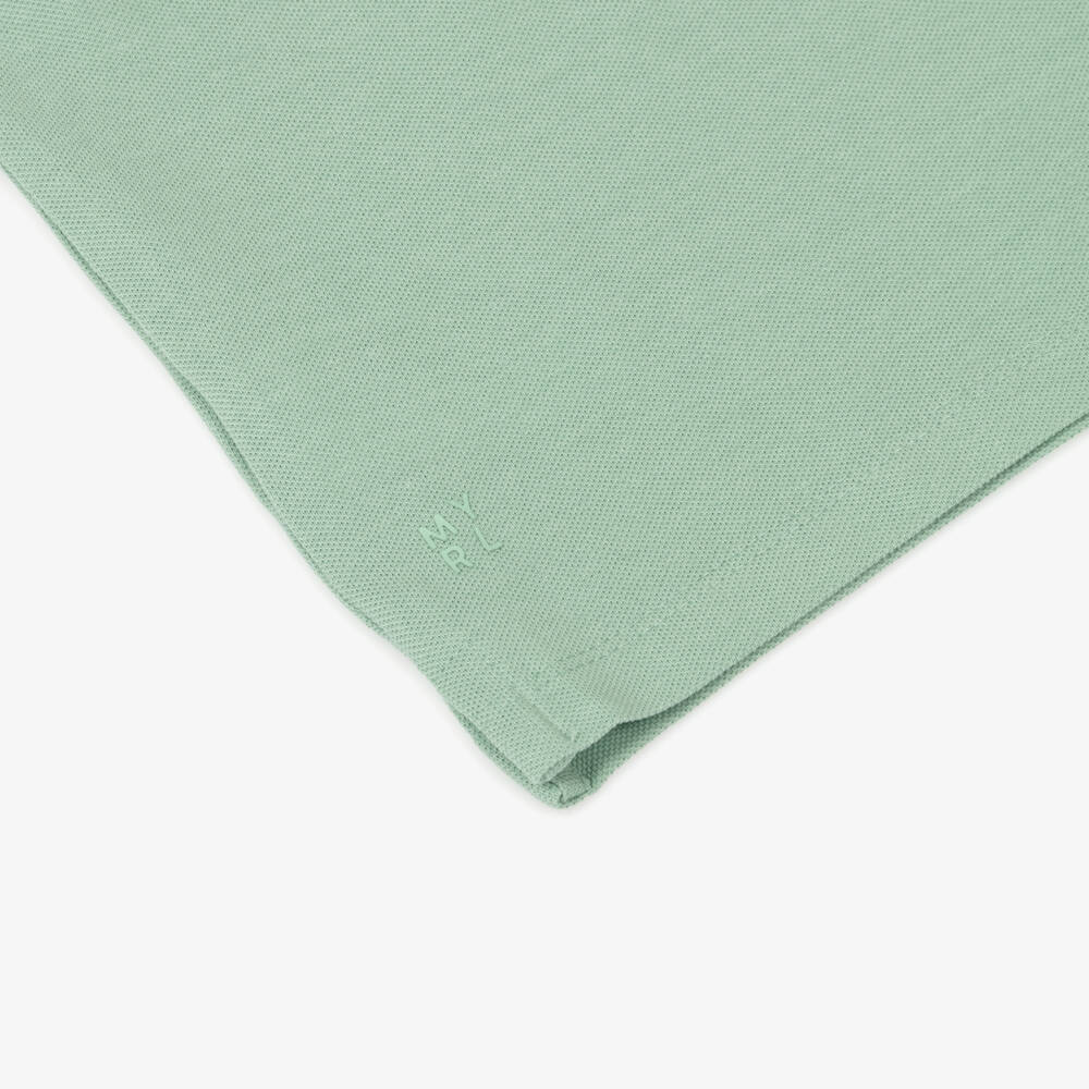 Mayoral-Boys Emerald Cotton Polo Top | Childrensalon Outlet