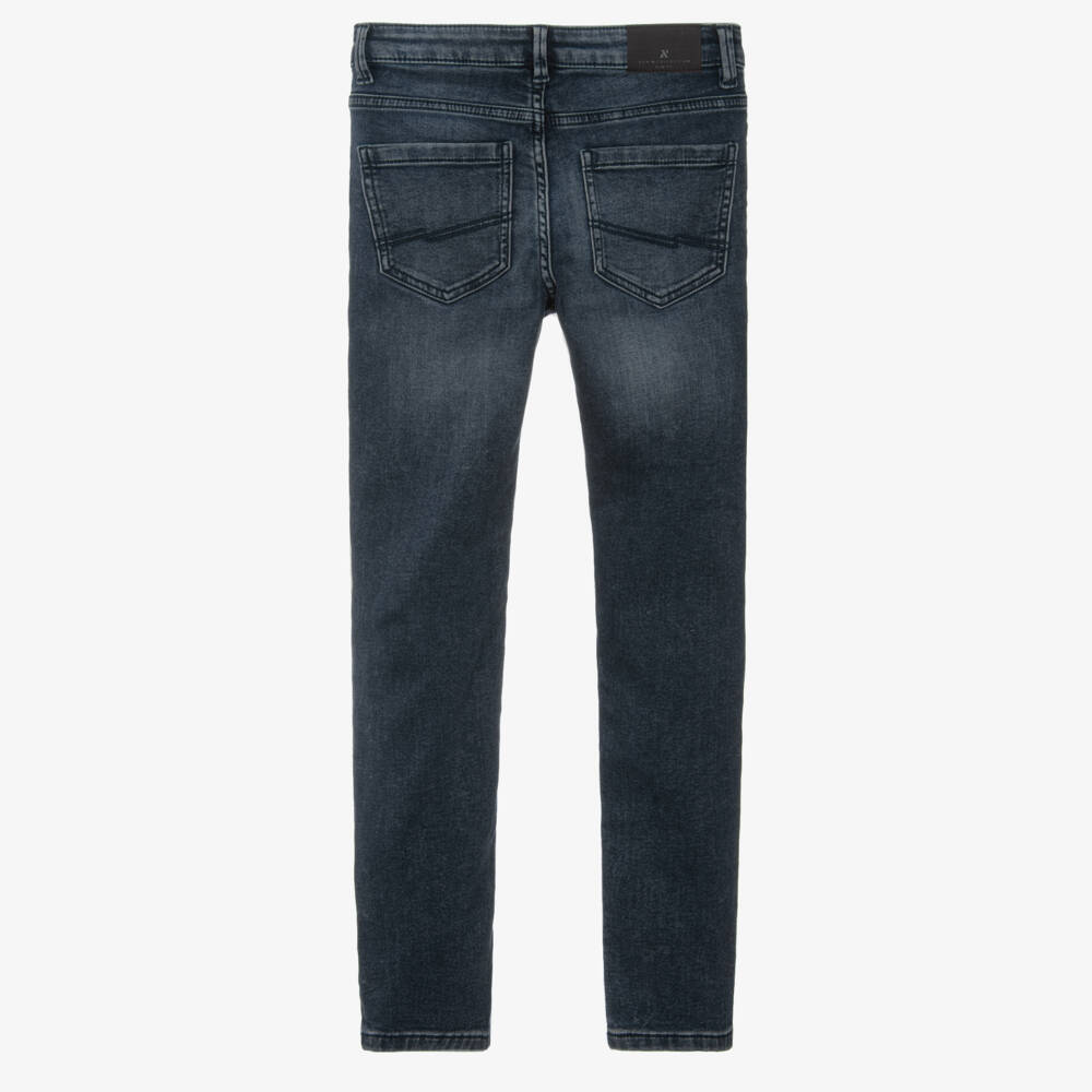 Mayoral Nukutavake-Boys Faded Blue Slim Jeans | Childrensalon Outlet