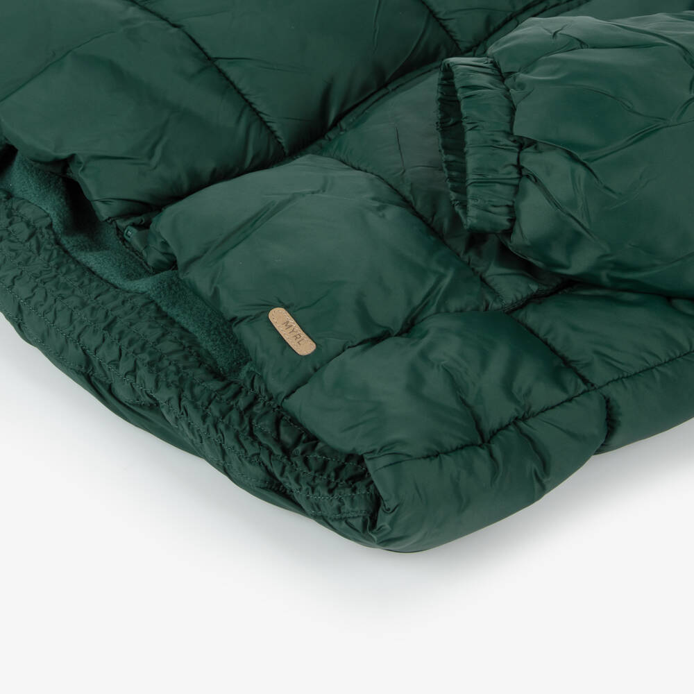 Mayoral-Boys Forest Hooded Padded Jacket | Childrensalon Outlet