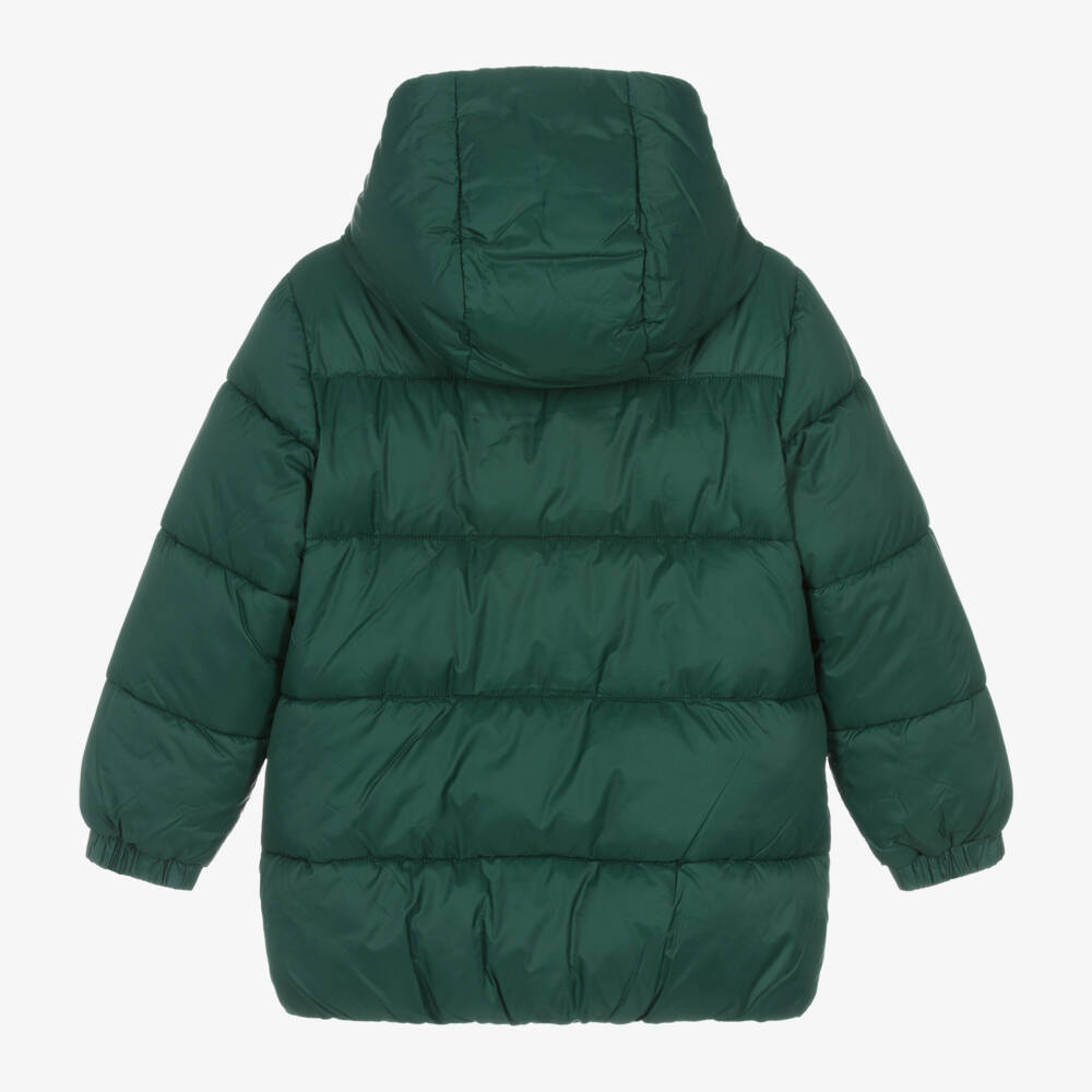 Mayoral-Boys Forest Hooded Padded Jacket | Childrensalon Outlet