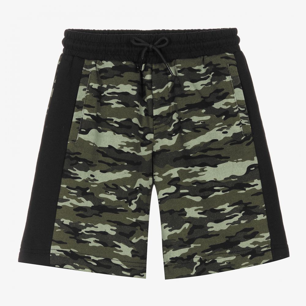 Mayoral Nukutavake - Short vert camouflage Garçon | Childrensalon