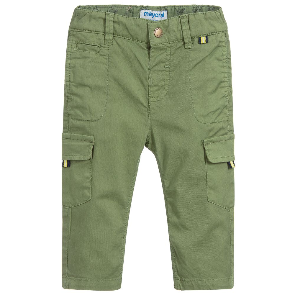 Boys green cargo pants online
