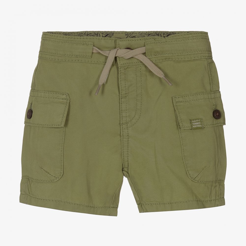 Mayoral - Short cargo vert Garçon | Childrensalon