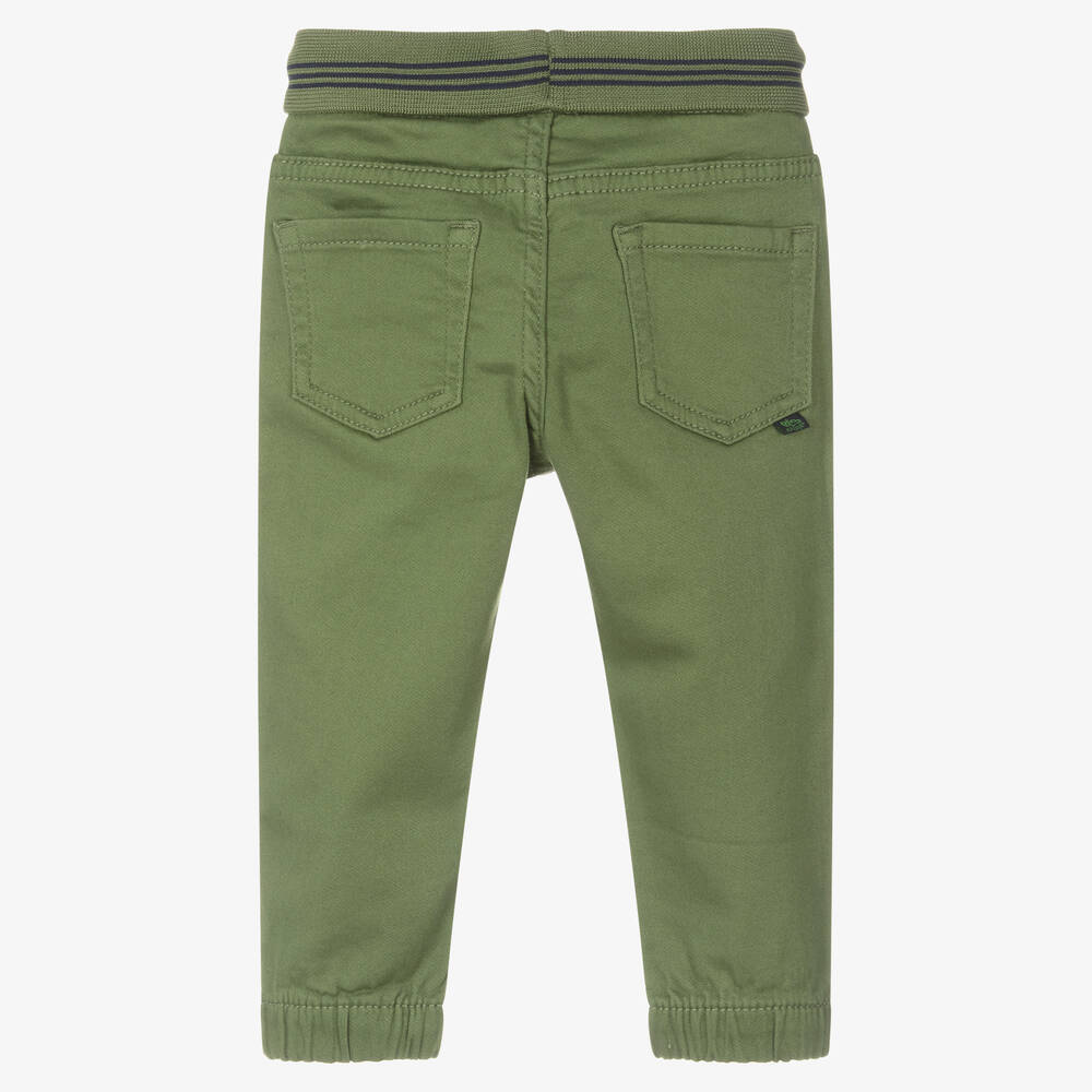 Mayoral-جوغرزأطفال ولادي  قطن تويل لون أخضر | Childrensalon Outlet