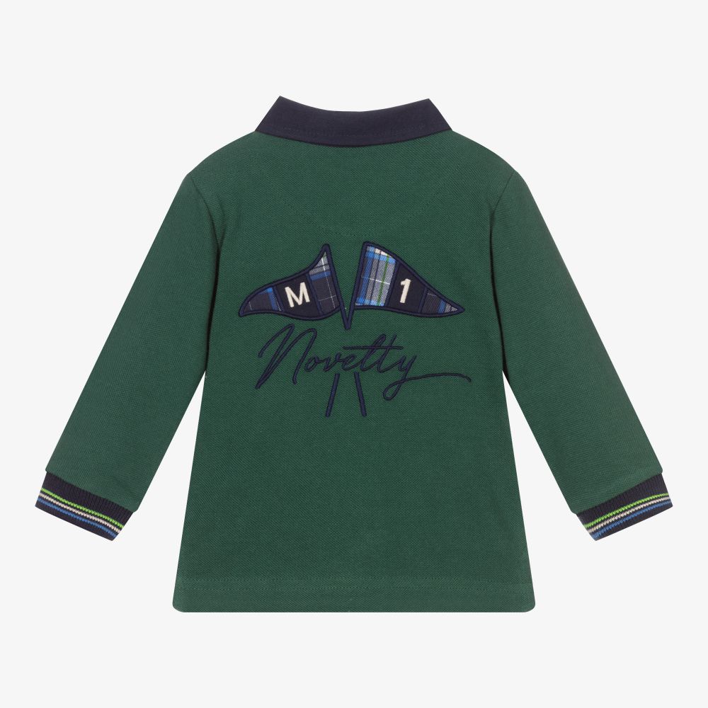 Mayoral-Зеленая рубашка поло из хлопка для мальчиков | Childrensalon Outlet