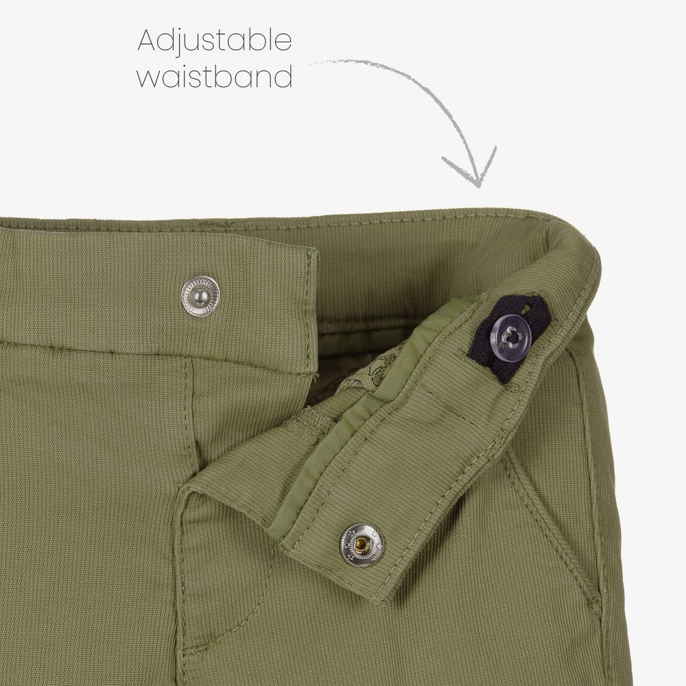 Mayoral-Зеленые хлопковые шорты для мальчиков | Childrensalon Outlet