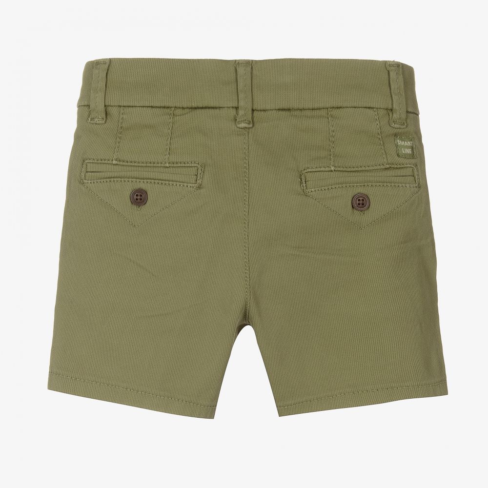 Mayoral-Зеленые хлопковые шорты для мальчиков | Childrensalon Outlet