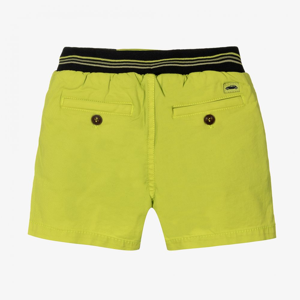 Mayoral-Зеленые хлопковые шорты для мальчиков | Childrensalon Outlet