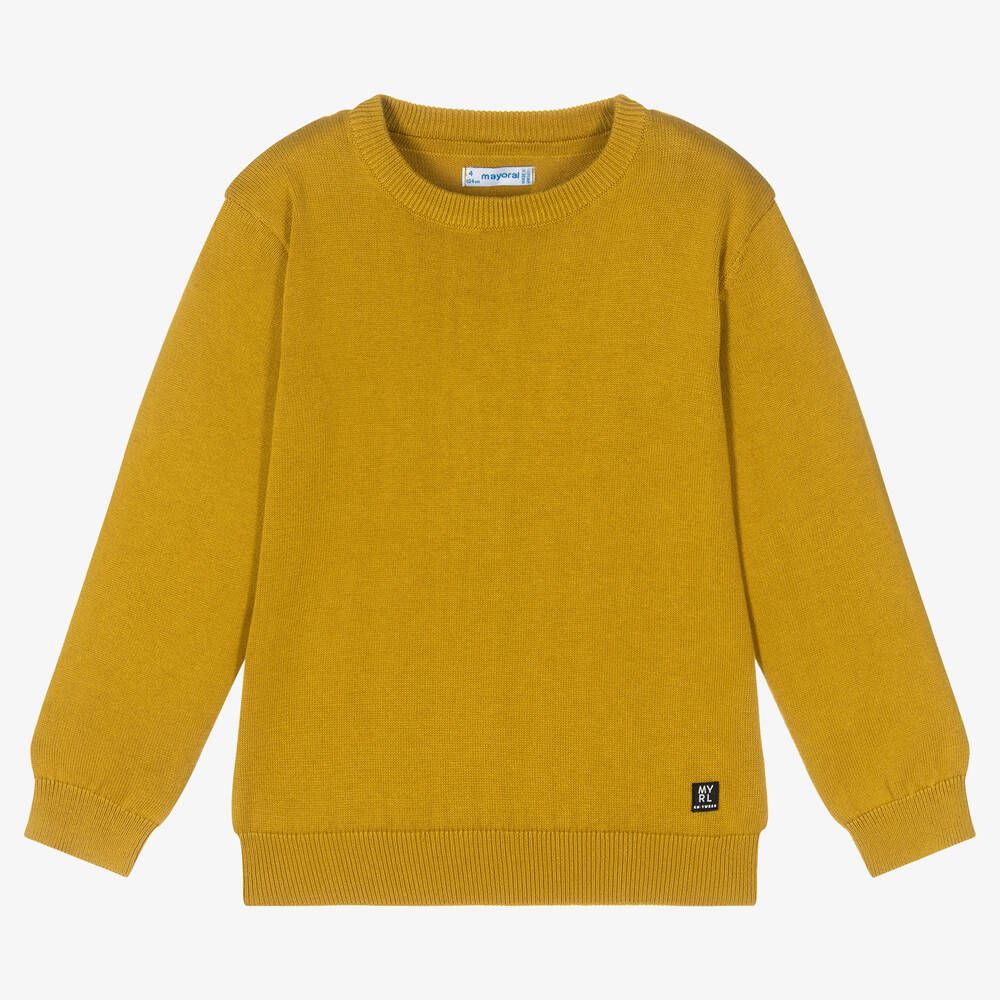 Mayoral - Зеленый хлопковый свитер для мальчиков | Childrensalon