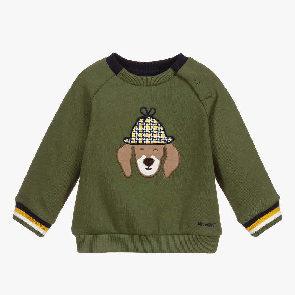 Mayoral - Sweat-shirt vert en coton Garçon | Childrensalon