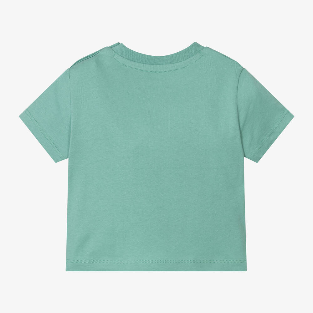 Mayoral-Boys Green Cotton T-Shirt | Childrensalon Outlet