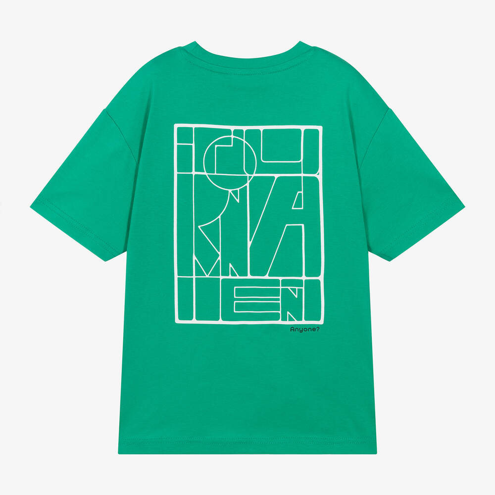 Mayoral Nukutavake-Boys Green Cotton T-Shirt | Childrensalon Outlet