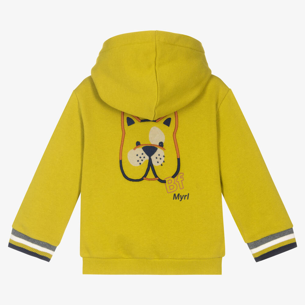 Mayoral-Зеленый хлопковый топ на молнии для мальчиков | Childrensalon Outlet