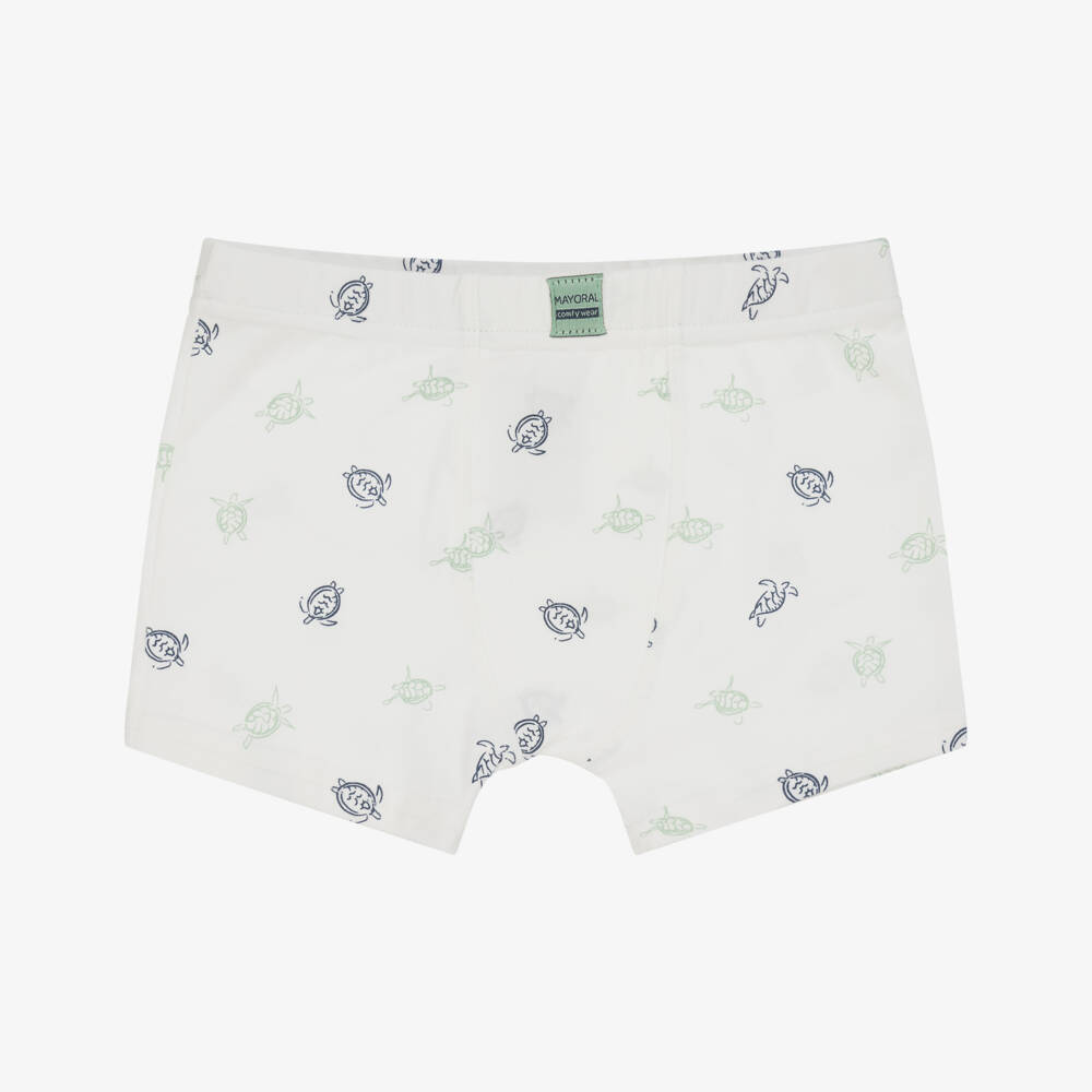 Mayoral-Boys Green & Ivory Boxer Trio | Childrensalon Outlet