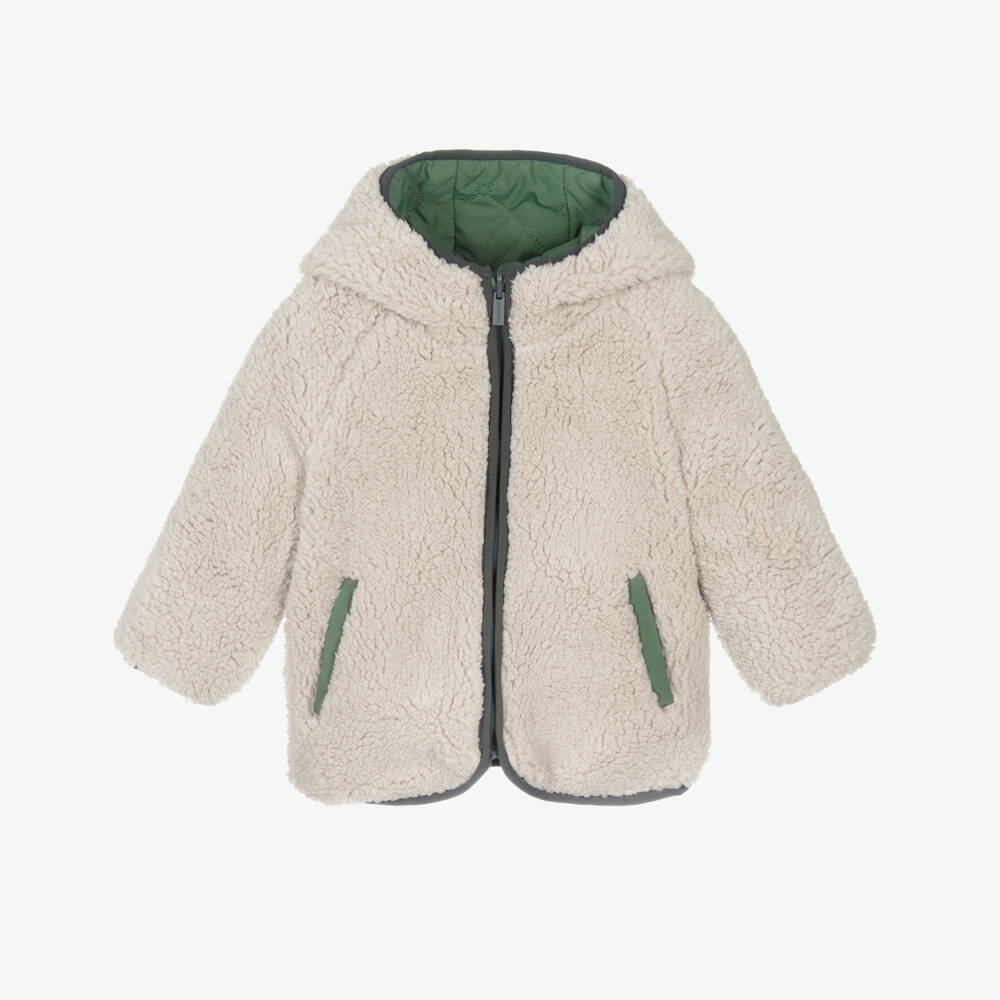 Mayoral-Зеленая двусторонняя флисовая куртка для мальчиков | Childrensalon Outlet