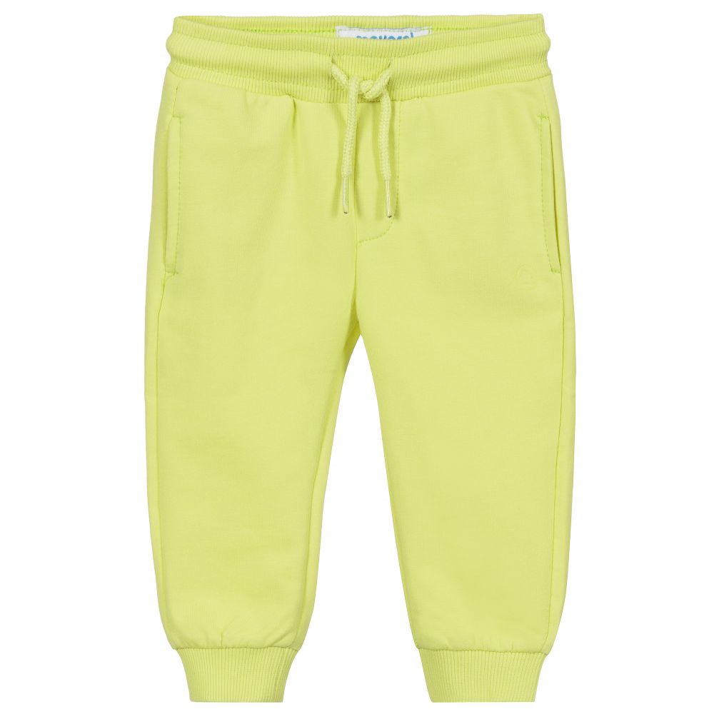 Mayoral - Зеленые спортивные брюки из джерси для мальчиков | Childrensalon